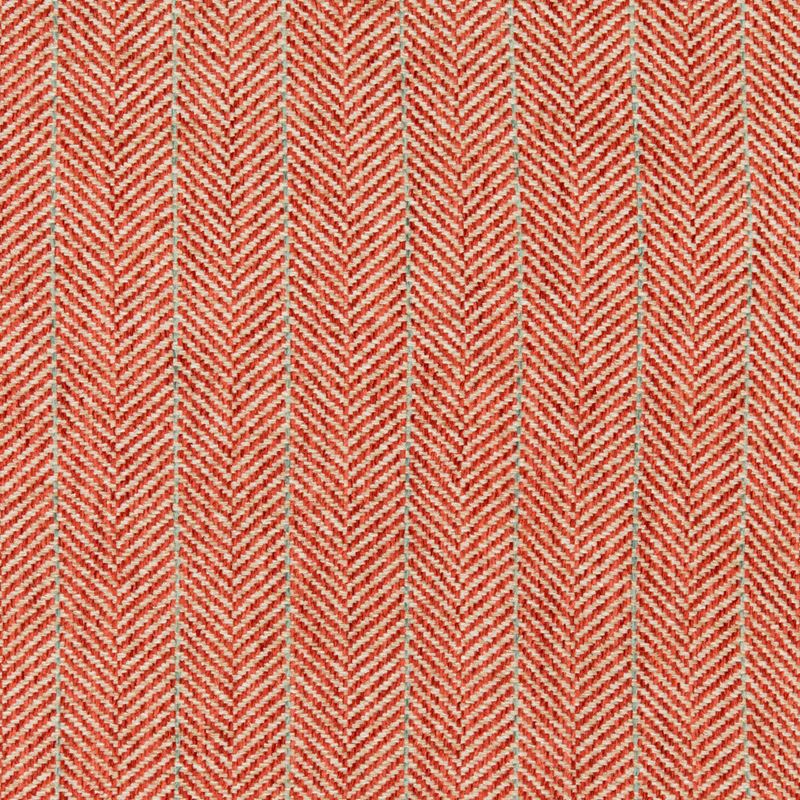 Buy 35776.119.0 Red Herringbone Kravet Basics Fabric