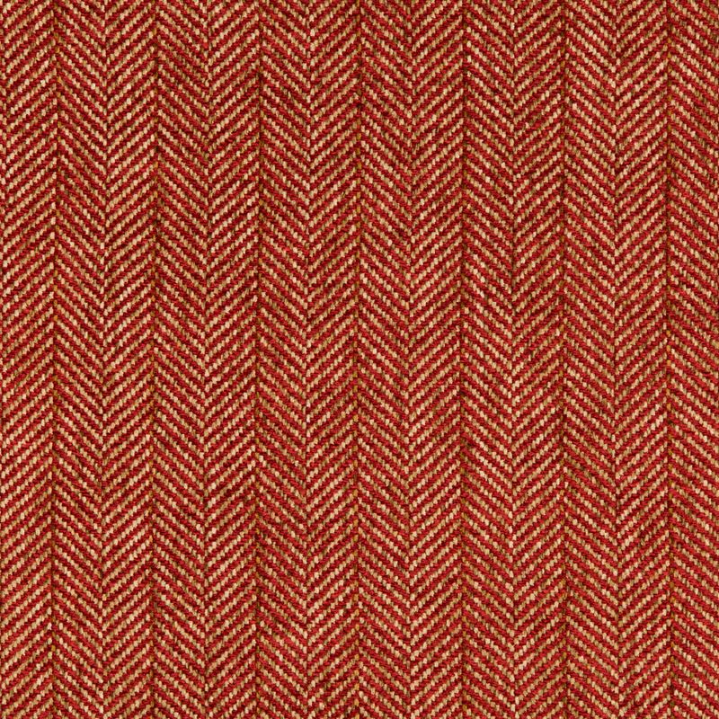 Search 35776.19.0 Red Herringbone Kravet Basics Fabric