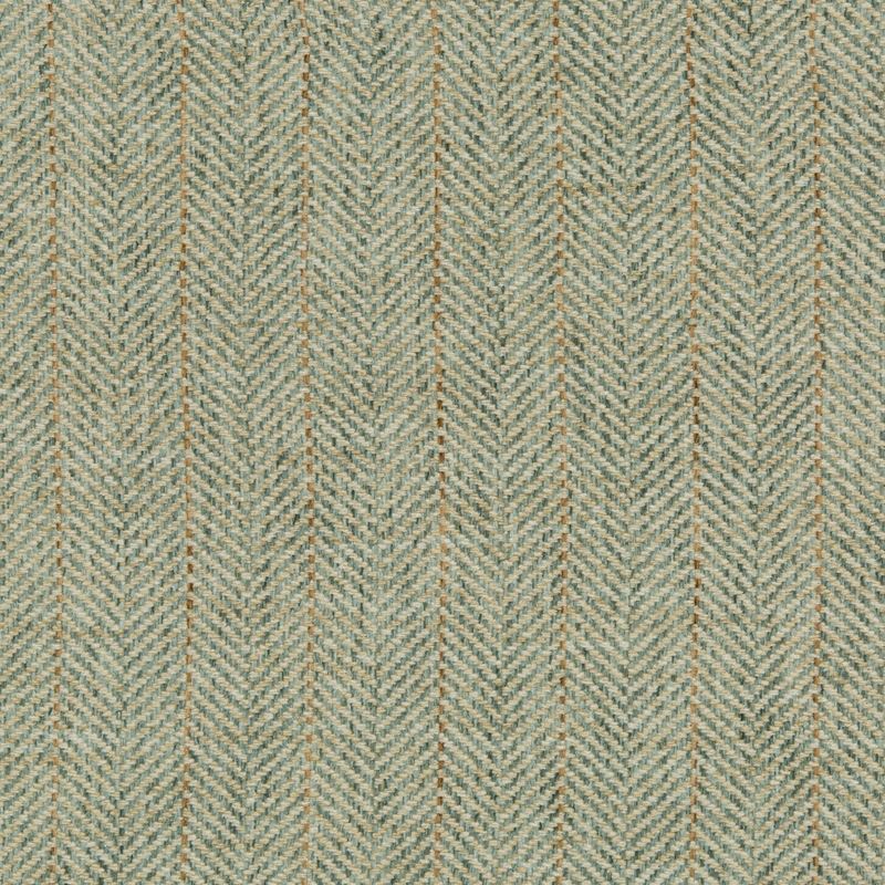 Looking 35776.323.0 Blue Herringbone Kravet Basics Fabric