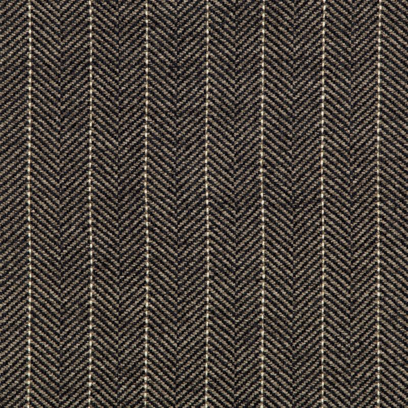 Purchase 35776.81.0 Black Herringbone Kravet Basics Fabric
