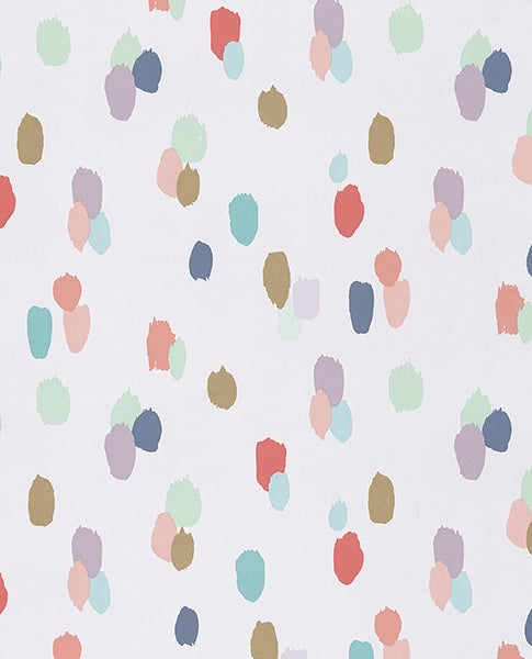 Purchase 359050 Rice Multi Color Polka Dots Wallpaper by Eijffinger Wallpaper