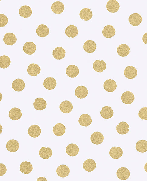 Looking 359060 Rice Metallic Polka Dots Wallpaper by Eijffinger Wallpaper