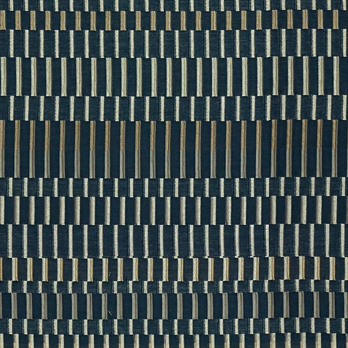 Save 3672.50.0 Multi Mania Navy Solid W/ Pattern Dark Blue Kravet Couture Fabric