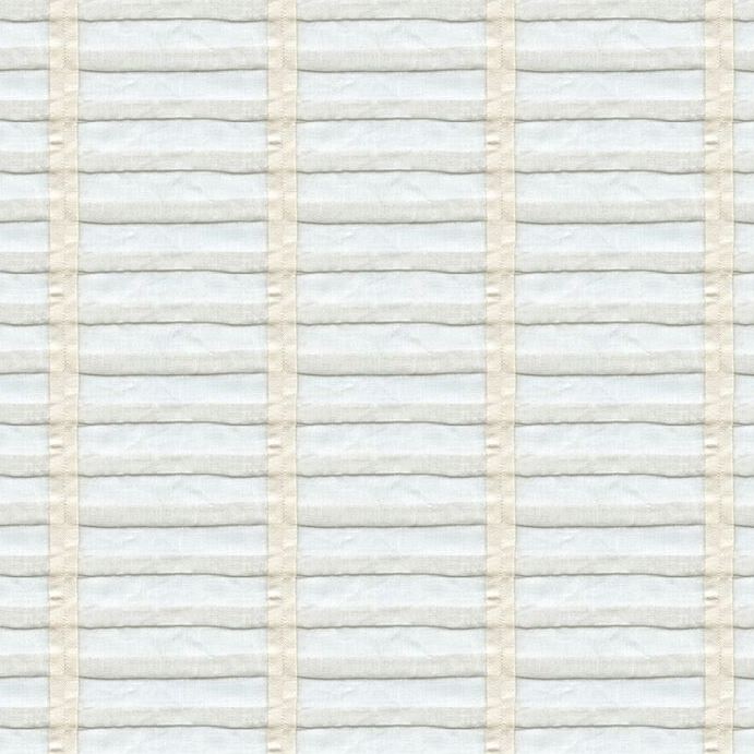 Looking 3719.1 Austrian Chic Blanc Pleated  Embellished Kravet Couture Fabric
