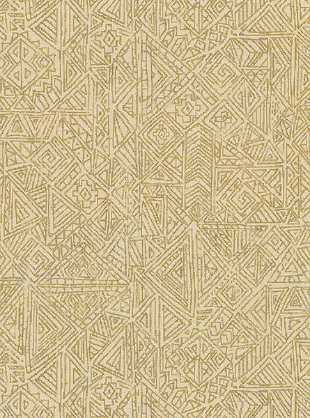 Buy 391522 Terra Longmont Gold Global Geometric Gold by Eijffinger Wallpaper