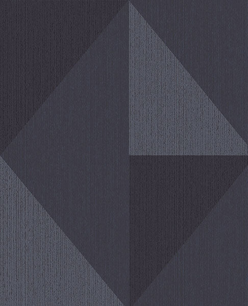 Purchase 395826 Bold Diamond Blue Tri-Tone Geometric Blue by Eijffinger Wallpaper