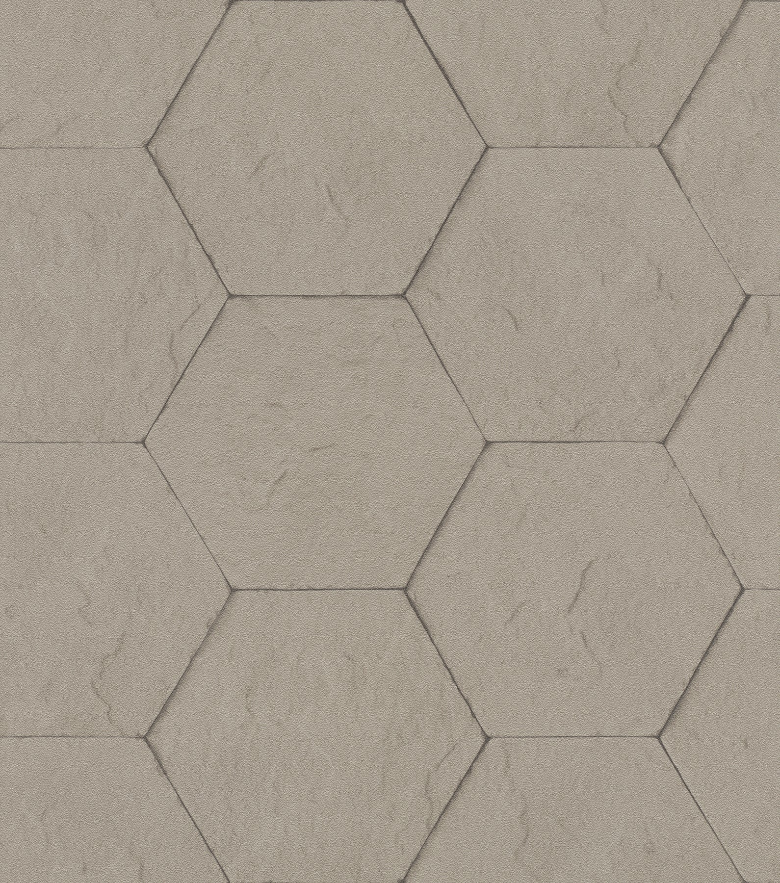 Shop 4015-427134 Beyond Textures Bascom Light Grey Stone Hexagon Light Grey by Advantage