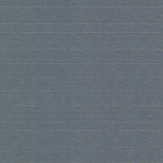 Search 4019-86404 Lustre Paititi Denim Diamond Trellis Denim A-Street Prints Wallpaper