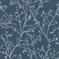 Save on 4019-86455 Lustre Koura Sapphire Budding Branches Sapphire A-Street Prints Wallpaper