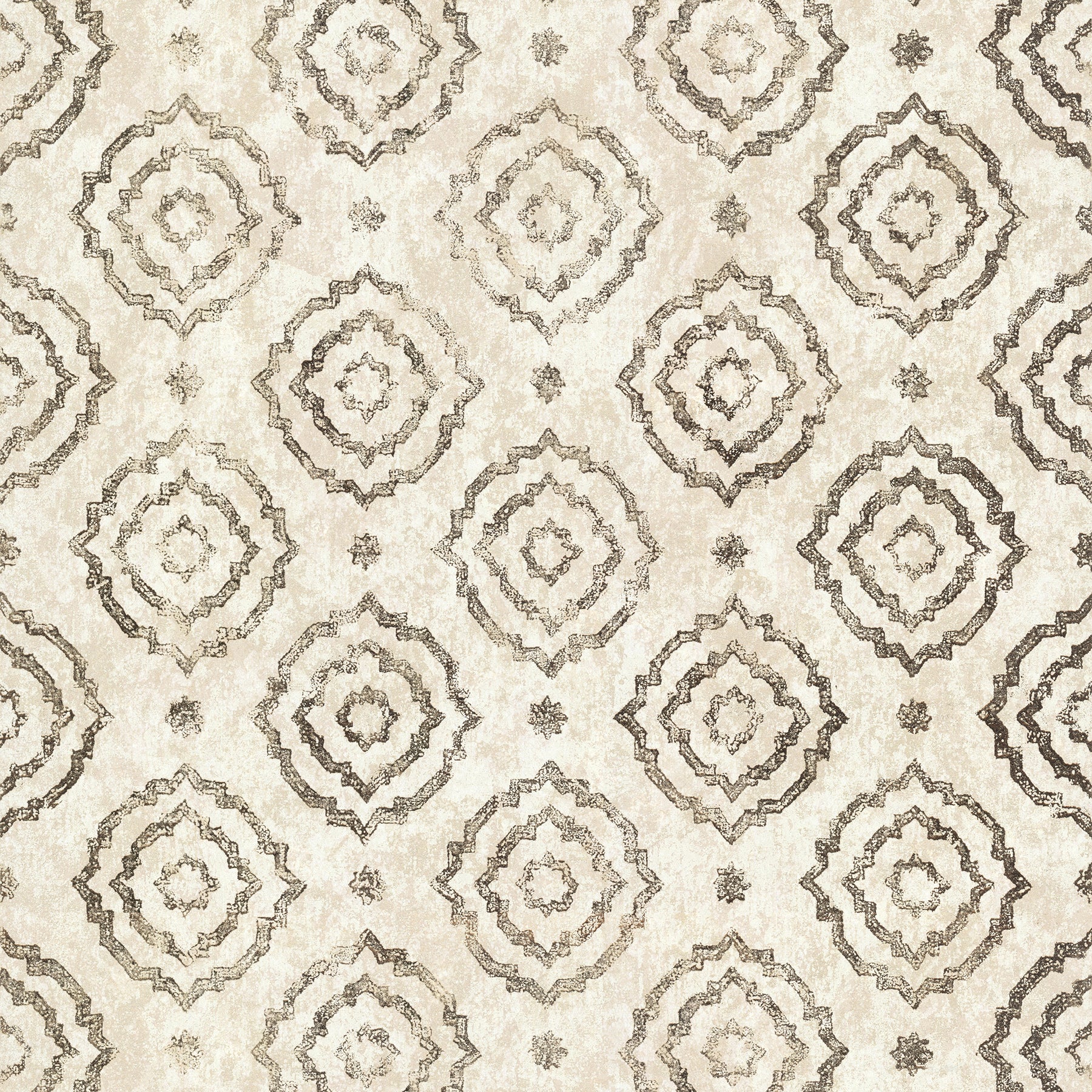 View 4019-86463 Lustre Uma Gold Star Medallion Gold A-Street Prints Wallpaper