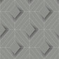 Find 4020-61409 Geo & Textures Filmore Grey Diamond Panes Grey by Advantage