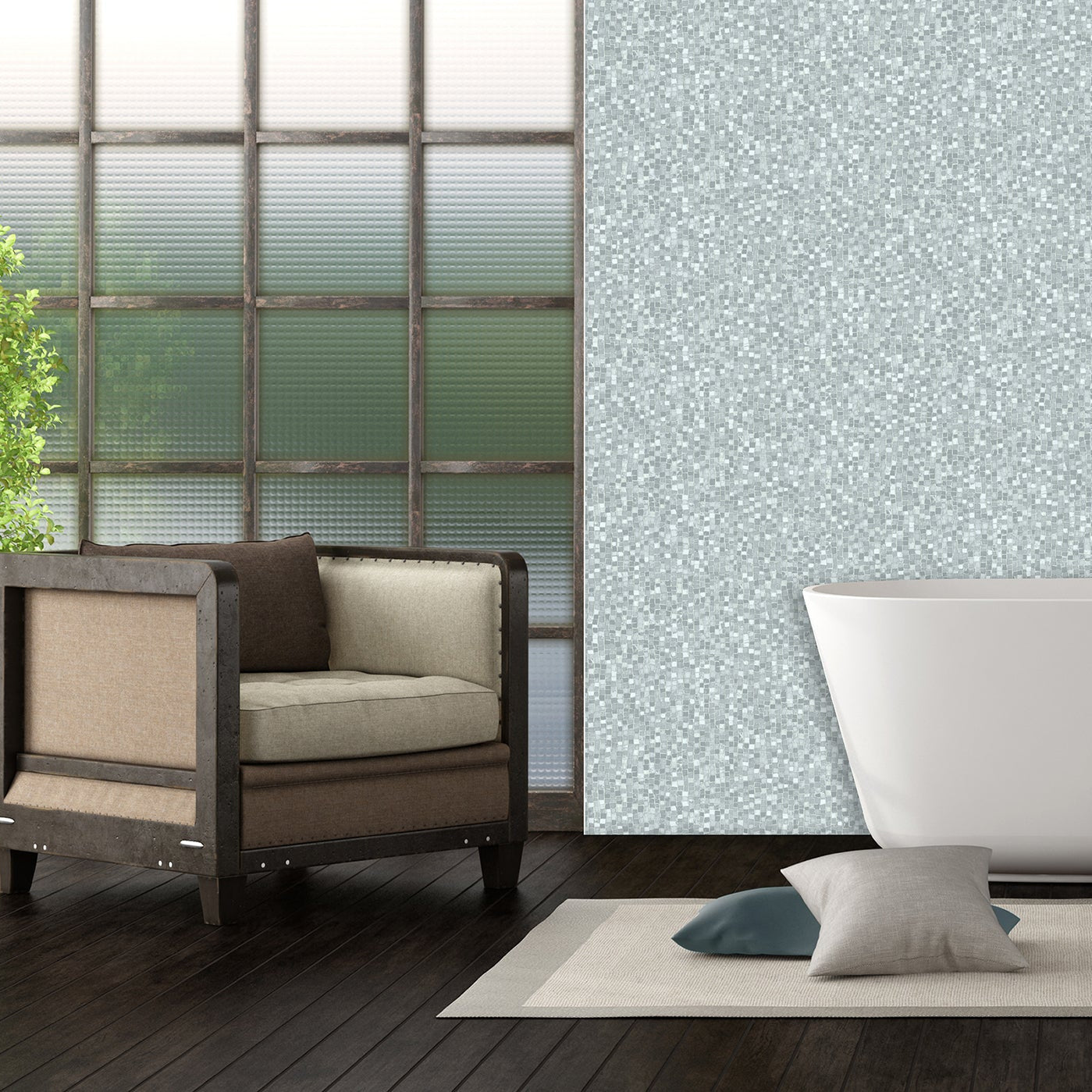 Buy 4020-78409 geo textures grey advantage Wallpaper
