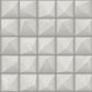 Save 4020-78609 Geo & Textures Dax Grey 3D Geometric Grey by Advantage
