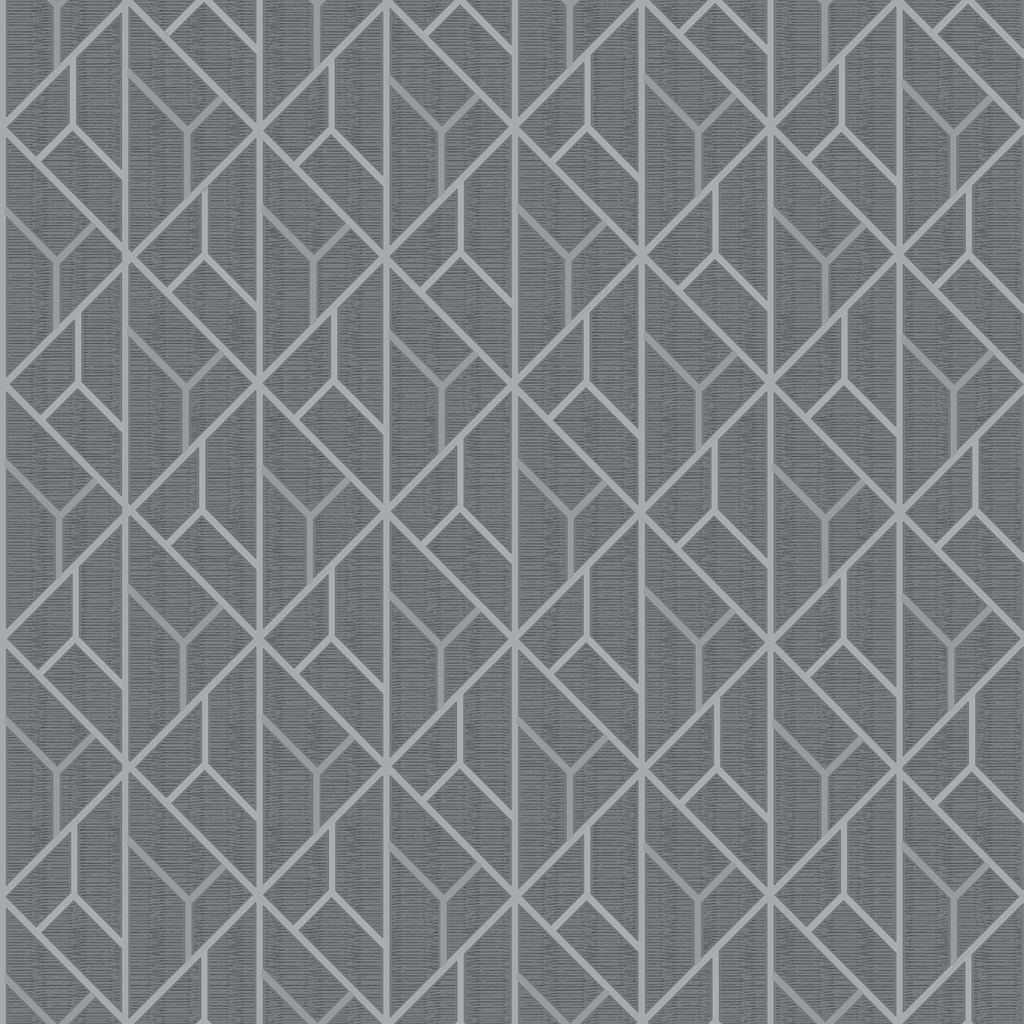 Save 4020-94009 Geo & Textures Wilder Grey Geometric Trellis Grey by Advantage