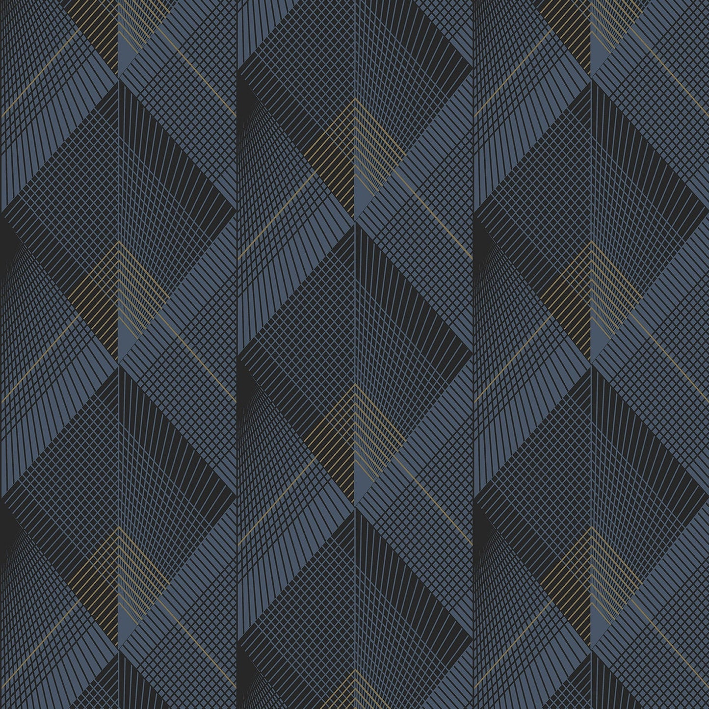 Search 4020-96701 Geo & Textures Raoul Navy Fanning Diamonds Navy by Advantage