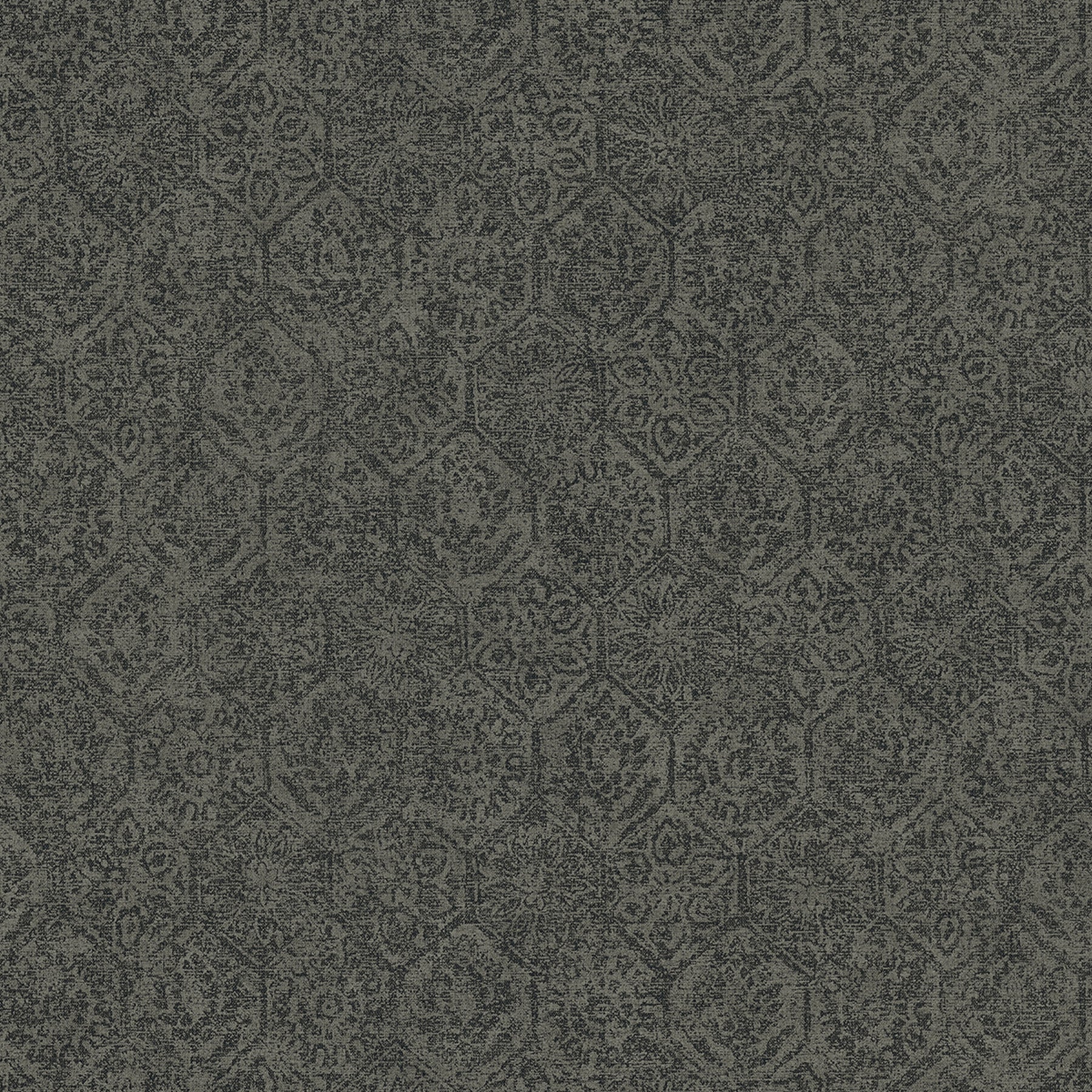 Find 4044-38022-3 Cuba Edsel Charcoal Geometric Wallpaper Black by Advantage