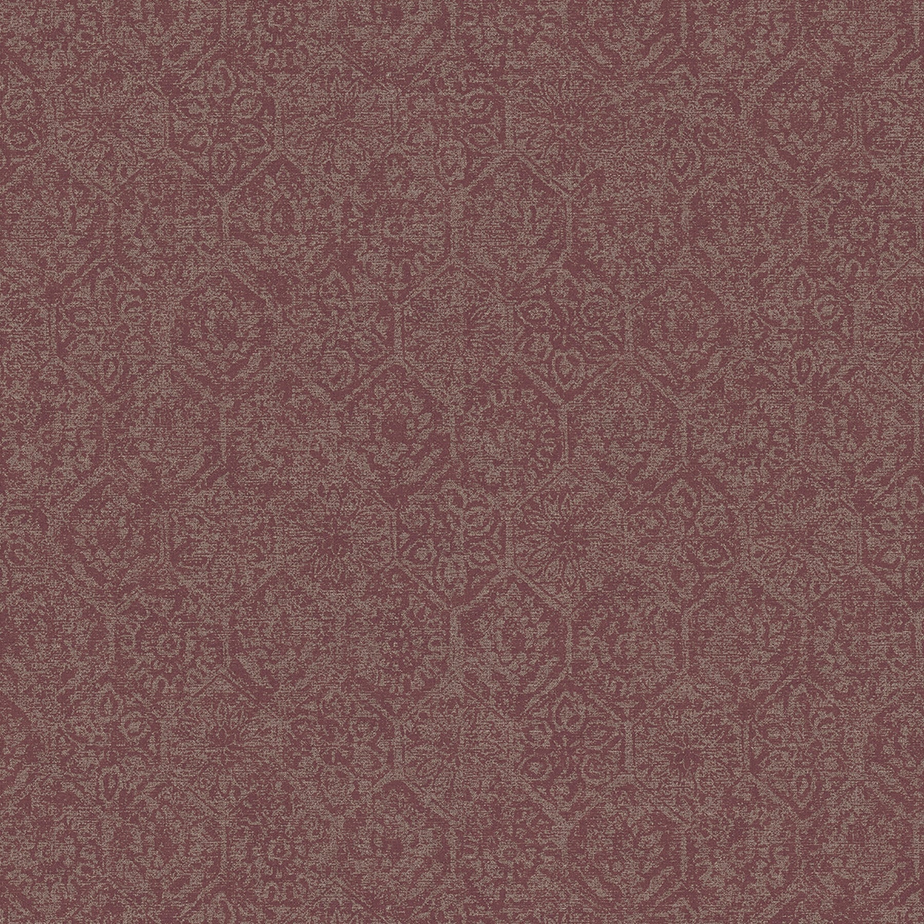 Buy 4044-38022-4 Cuba Edsel Maroon Geometric Wallpaper Red by Advantage