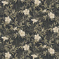 Order 4044-38028-2 Cuba Malecon Charcoal Floral Wallpaper Black by Advantage