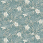 Save 4044-38028-5 Cuba Malecon Aqua Floral Wallpaper Blue by Advantage