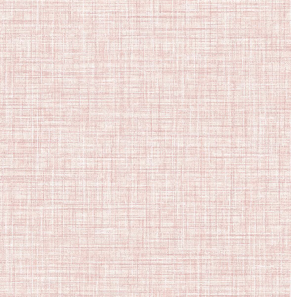 Purchase 4046-24272 A-Street Wallpaper, Tuckernuck Pink Linen - Aura