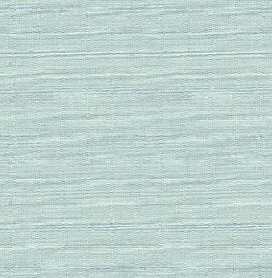Purchase 4046-24282 A-Street Wallpaper, Agave Aqua Faux Grasscloth - Aura