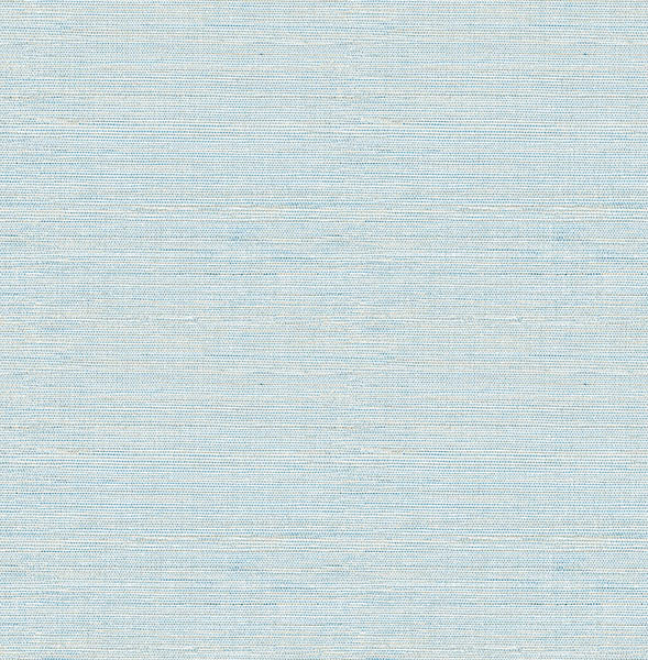 Purchase 4046-24283 A-Street Wallpaper, Agave Sky Blue Faux Grasscloth - Aura