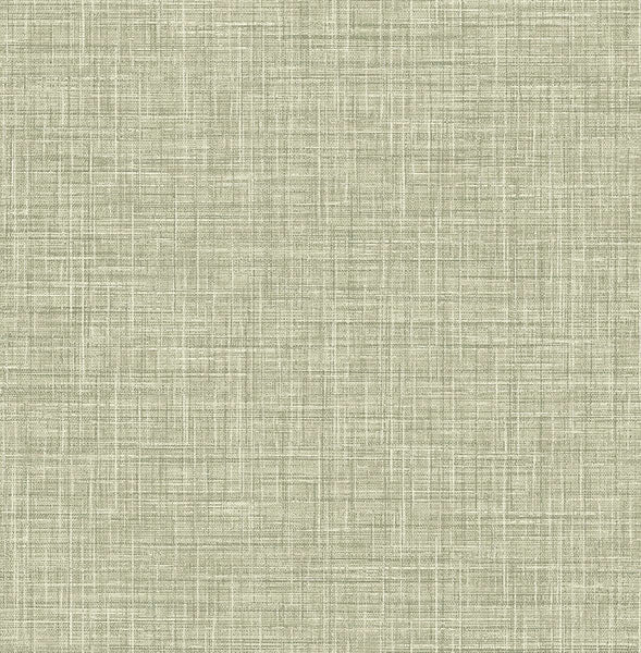 Purchase 4046-25792 A-Street Wallpaper, Tuckernuck Green Linen - Aura12