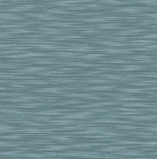 Purchase 4046-26154 A-Street Wallpaper, Benson Dark Blue Faux Fabric - Aura