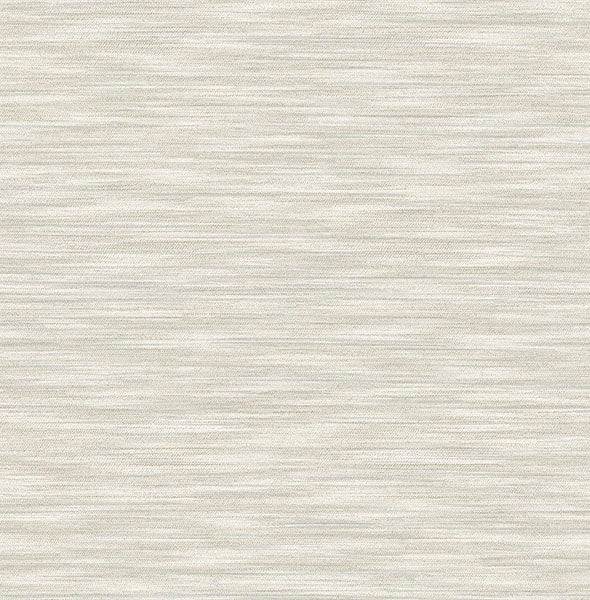 Purchase 4046-26158 A-Street Wallpaper, Benson Light Grey Faux Fabric - Aura