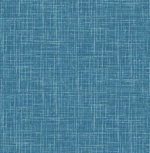 Purchase 4046-26351 A-Street Wallpaper, Emerson Blue Linen - Aura12