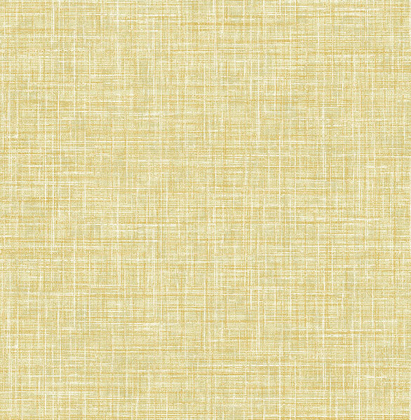 Purchase 4046-26356 A-Street Wallpaper, Emerson Yellow Linen - Aura12
