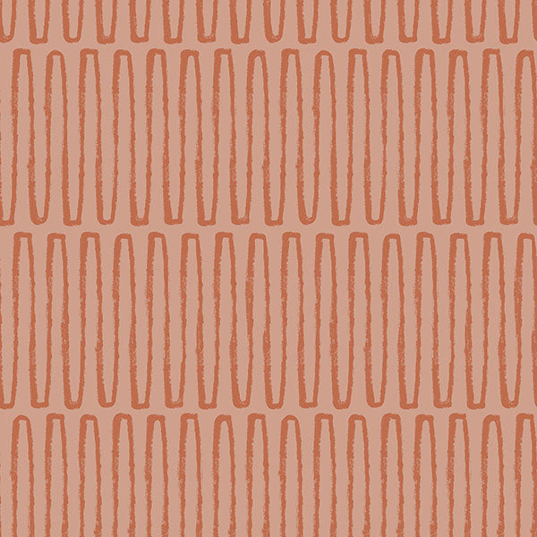 Purchase sample of 4066-26503 Hannah, Lars Coral Retro Wave Coral by A-Street Prints Wallpaper