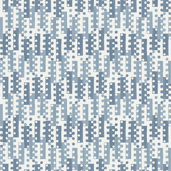 Purchase sample of 4066-26508 Hannah, Erik Blue Building Blocks Blue by A-Street Prints Wallpaper