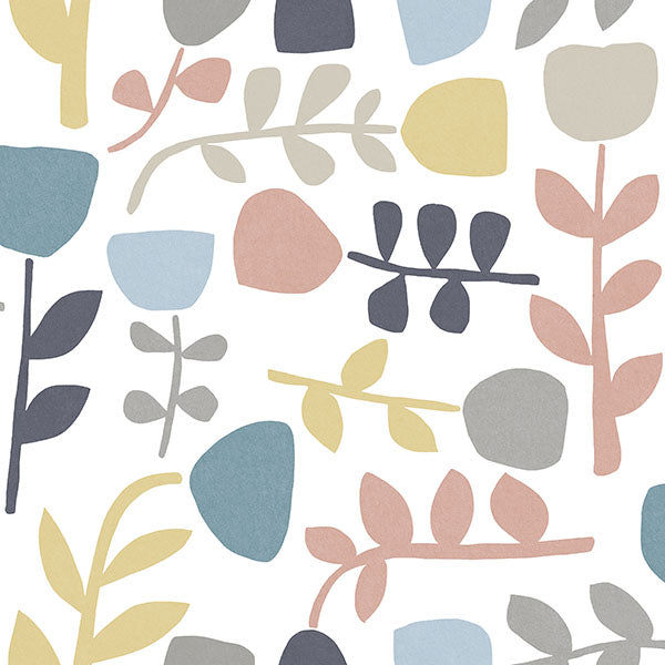 Purchase sample of 4066-26539 Hannah, Juni Pastel Abstract Tulips Pastel by A-Street Prints Wallpaper
