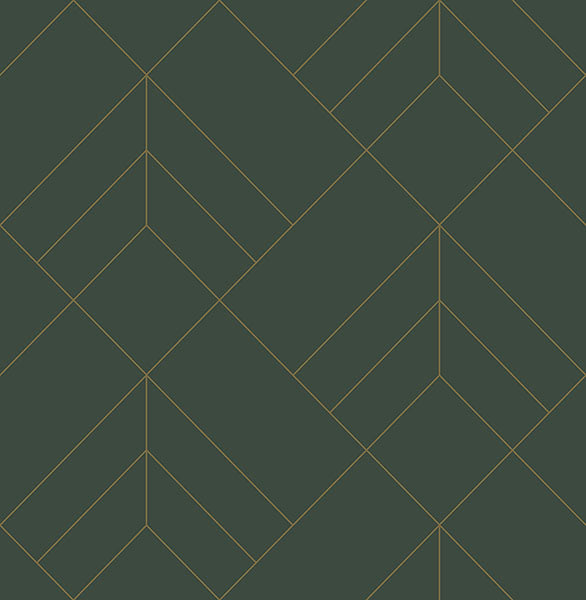 Purchase sample of 4066-26550 Hannah, Sander Evergreen Geometric Evergreen by A-Street Prints Wallpaper