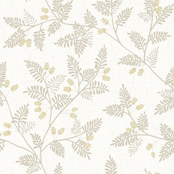 Purchase 4074-26603 A-Street Wallpaper, Ardell Wheat Botanical - Georgia