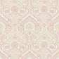 Purchase 4074-26613 A-Street Wallpaper, Fernback Pink Ornate Botanical - Georgia