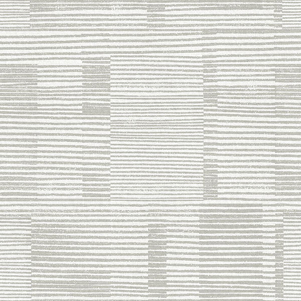 Purchase 4074-26617 A-Street Wallpaper, Callaway Grey Woven Stripes - Georgia