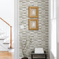 Purchase 4074-26645 A-Street Wallpaper, Braden Silver Tile - Georgia12