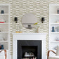 Purchase 4074-26646 A-Street Wallpaper, Braden Taupe Tile - Georgia1