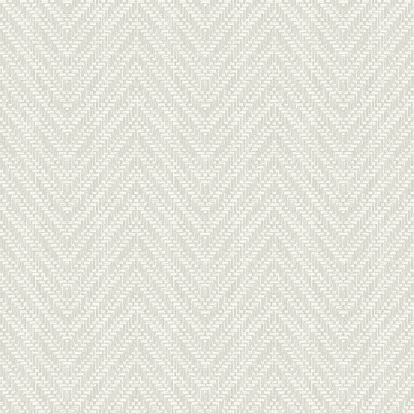 Purchase 4074-26651 A-Street Wallpaper, Glynn Silver Chevron - Georgia