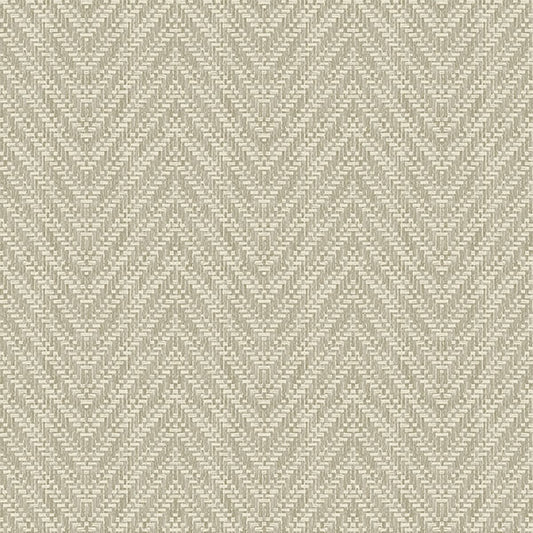 Purchase 4074-26653 A-Street Wallpaper, Glynn Neutral Chevron - Georgia