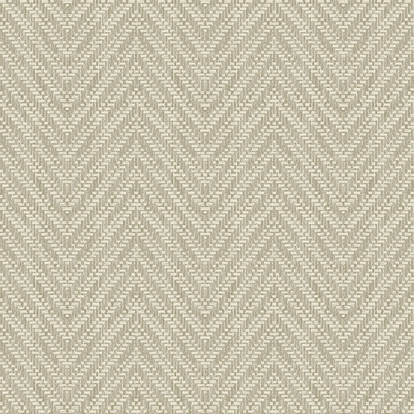 Purchase 4074-26653 A-Street Wallpaper, Glynn Neutral Chevron - Georgia