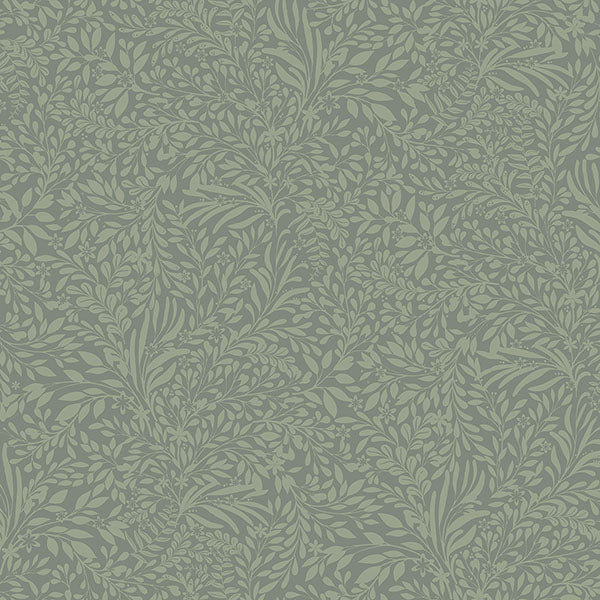 Purchase sample of 4080-92117 Ingrid, Kristina Moss Botanical Green by A-Street Prints Wallpaper