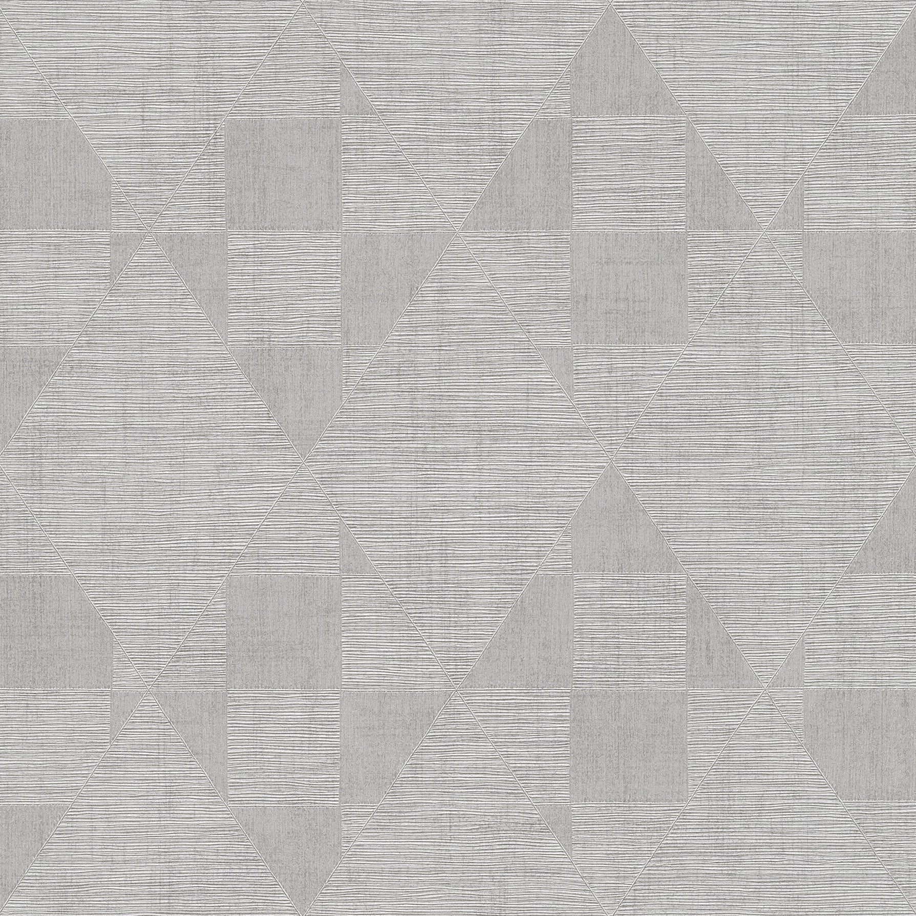 Buy 4082-381961 Titanium Wegener Sterling Geometric Wallpaper Sterling by Advantage