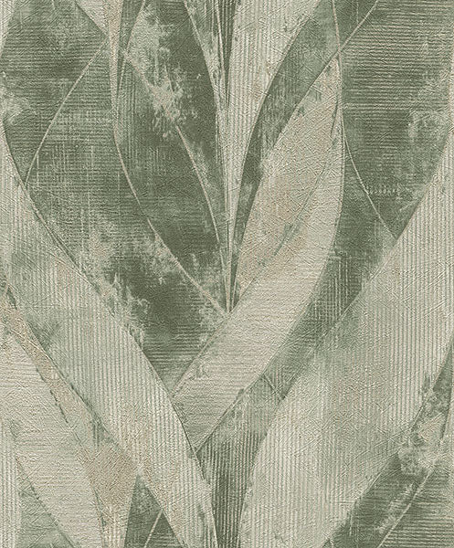 Purchase 4096-520057 Advantage Wallpaper, Blake Moss Leaf - Concrete