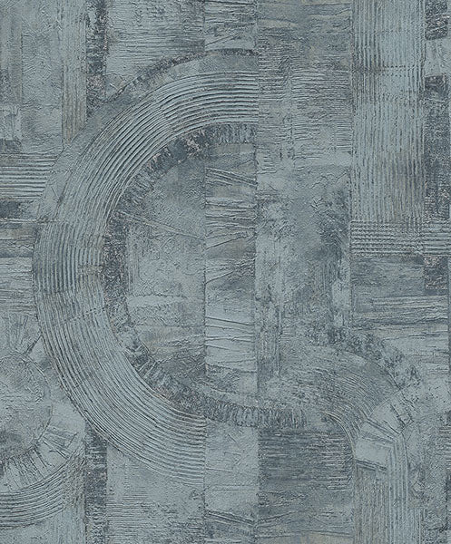 Purchase 4096-554786 Advantage Wallpaper, Abe Blue Geo - Concrete