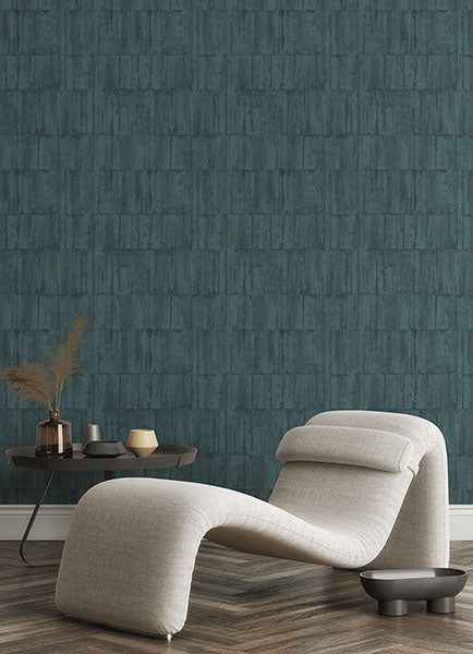 Purchase 4096-560336 Advantage Wallpaper, Buck Teal Horizontal - Concrete1