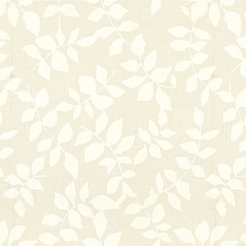 Shop 4101.1.0 Botanical/Foliage White Kravet Basics Fabric