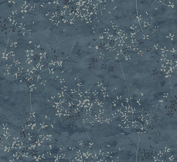 Purchase 4105-86429 A-Street Wallpaper, Arian Blue Inkburst - Lumina